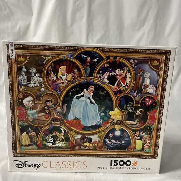 Ceaco Disney Classics Collage Jigsaw Puzzle 1500 Pieces Dreams Collection Sealed - Picture 1 of 2